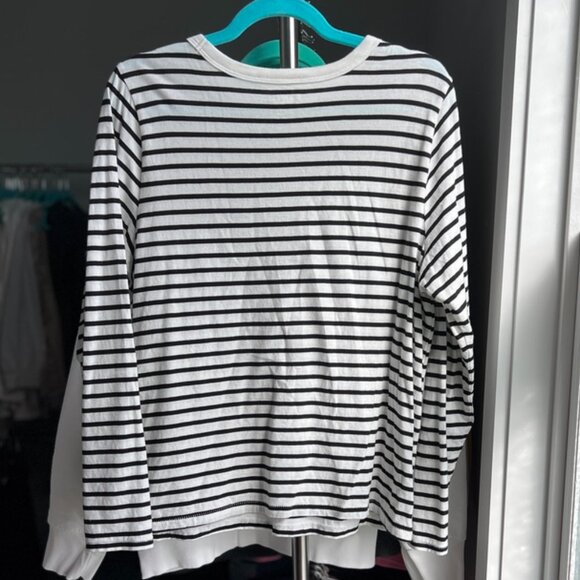 New Without Tag OLD NAVY Long Sleeve Stripped Tee - Picture 2 of 3